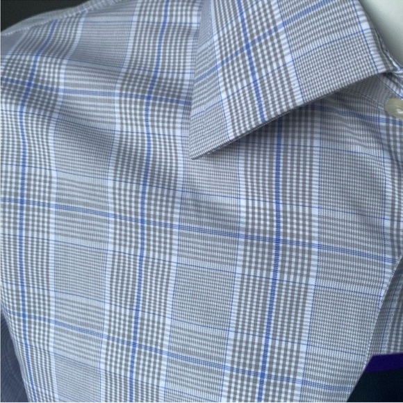 NWT Chaps Regular Fit Dress Shirt, Stretch collar, Non Iron, Size 15.5” 34/35 - Picture 6 of 16